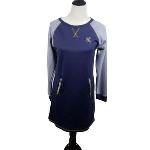 Sean John women's size XL Blue, Gray & Gold Sweatshirt dress - gently used